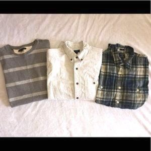 Mens J. Crew & Banana Republic Shirts Size Medium